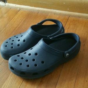 Navy Blue Crocs Clogs